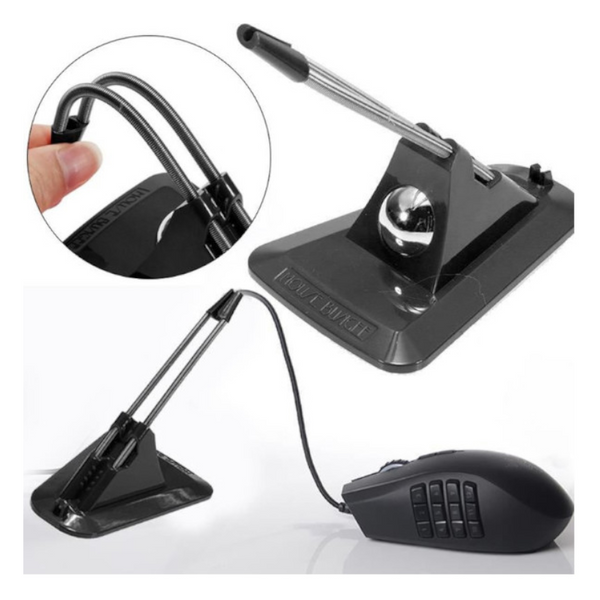 Mouse Cable Cord Clip Wire Line Organizer Holder Fixer Stands Holders & Car Mounts