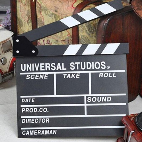 Movie Clapperboard Decorative Densityboard Black Other Camera & Photo Accs