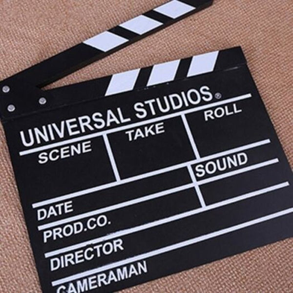 Movie Clapperboard Decorative Densityboard Black Other Camera & Photo Accs