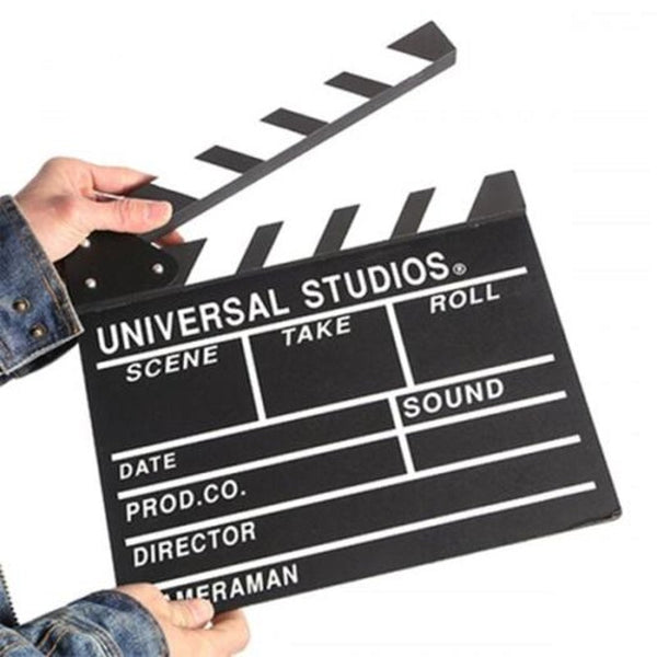 Movie Clapperboard Decorative Densityboard Black Other Camera & Photo Accs