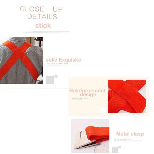 Moving Belts Furniture Team Adjustable Movers And Easy Lifting Of Conveyor Orange Tie Downs & Straps