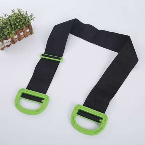 Moving House Handling Carring Strap Furniture Heavy Items Removal Tool Belt Black
