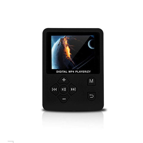 Mp3 Players Mp4 Digital 1.8 Inches Colour Screen Music Lossless Audio Video Support E Book Black