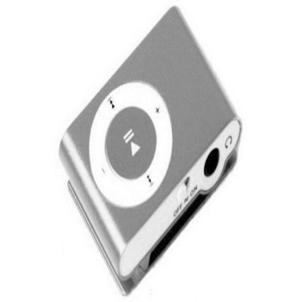 Mp3 Music Media Player Support 32Gb Micro Sd Tf Card Mini Fashion Clip For Reading Best Gift Silver Ipods & Mp3 Players