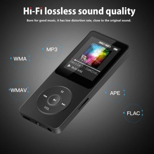 Mp3 Player With Micro Sd Card Slot 8 Gb Black Ipods & Mp3 Players