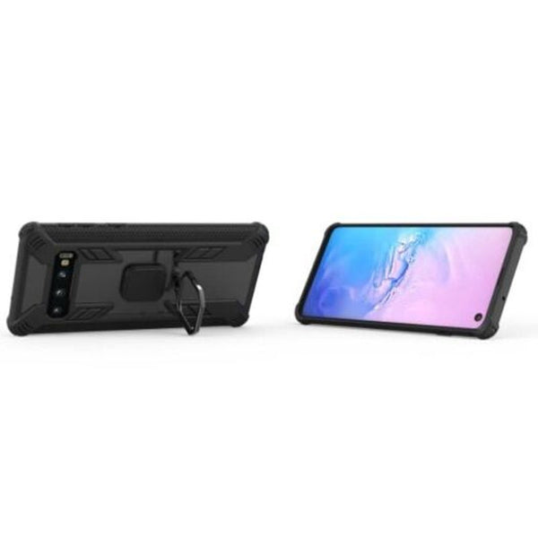 Ring Buckle Protective Phone Case Cover For Samsung Galaxy S10 Black Cases Covers & Skins