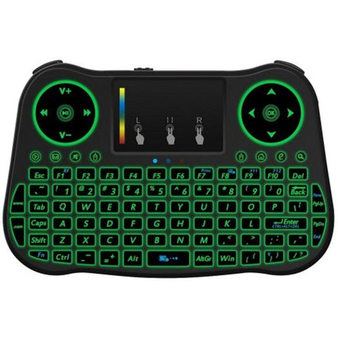 Mt08 2.4Ghz Wireless Membrane Air Mouse Keyboard Green Keyboards & Keypads