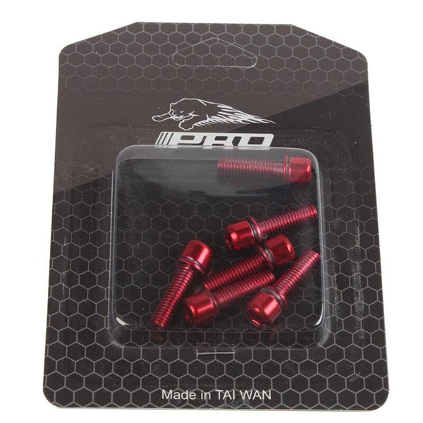 Mtb Bicycle Handlebar Titanium Plated Colorful M518mm Stem Riser Screws Bolts & Fasteners