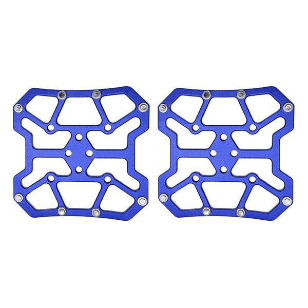 Mtb Mountain Bicycle Clipless Pedal Platform Adapters For Spd Keo Blue Pedals