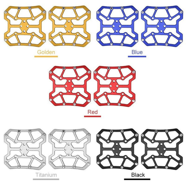 Mtb Mountain Bicycle Clipless Pedal Platform Adapters For Spd Keo Red Pedals