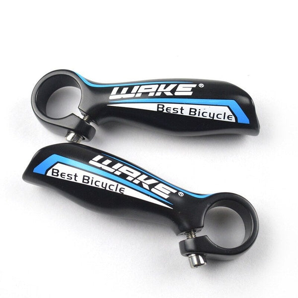 Mtb Mountain Bike Handle Bar Ends Blue Handlebar Grips Tape & Pads