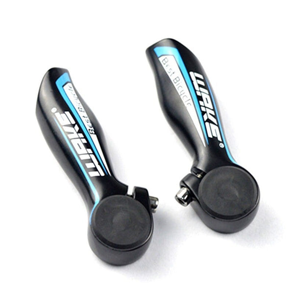 Mtb Mountain Bike Handle Bar Ends Blue Handlebar Grips Tape & Pads
