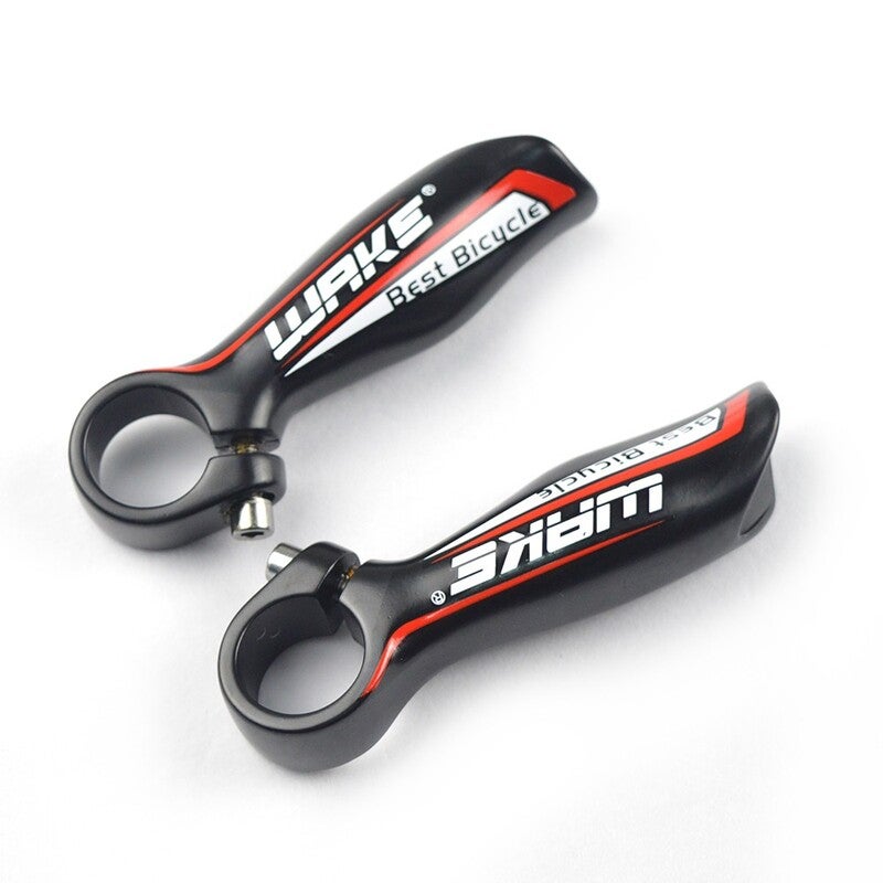 Mtb Mountain Bike Handle Bar Ends Red Handlebar Grips Tape & Pads