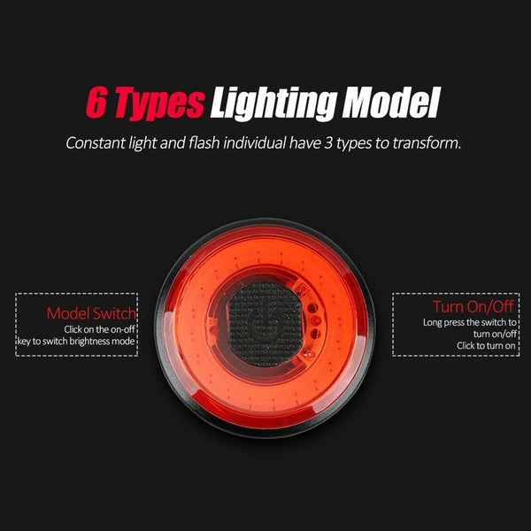 Mtb Rode Waterproof Bike Tail Light Black1 Lights & Reflectors