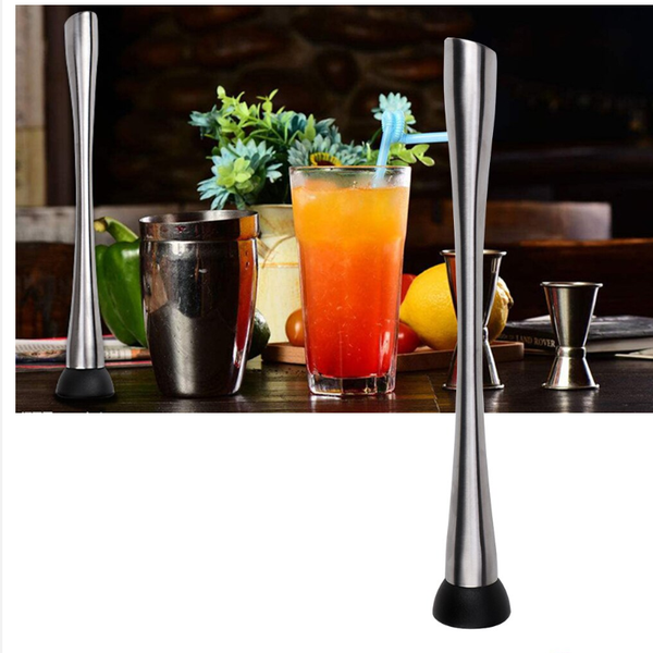 Kitchen 265Mm Lengthened Stainless Steel Swizzling Stick tail Broken Popsicle Bar Tool Supplies tail Accessories