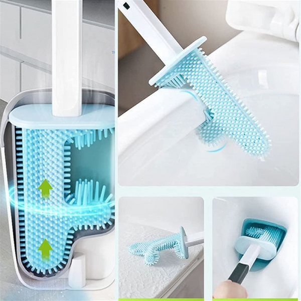 Multi Angle Flexible Cactus Toilet Brush Cleaning Supplies Toilet Brushes & Holders