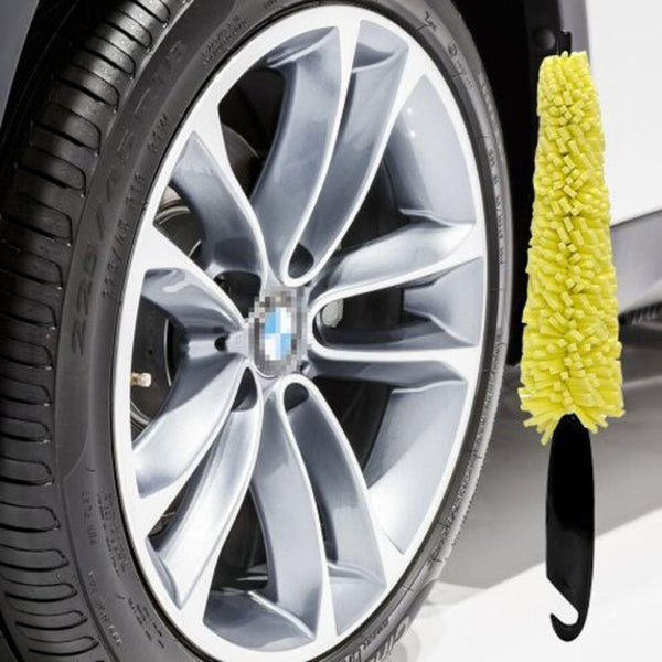 Multi Function Auto Car Wheel Cleaning Brush Yellow Other Automotive Care Supplies