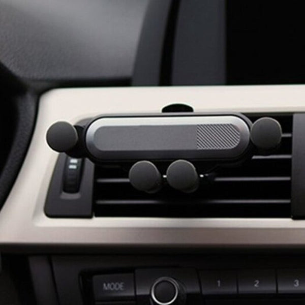 Multi Function Car Phone Holder Mini Lazy Navigation Clip Outlet Decoration Black
