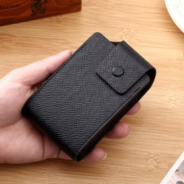 Multi Function Card Holder Men And Women Accordion Wallet For Id / Bank Credit Black