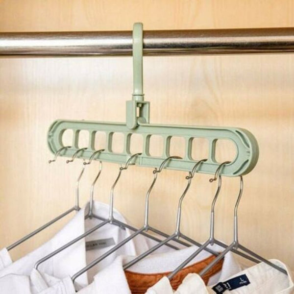 Multi Function Clothes Plastic Drying Rack Wardrobe Storage Hanger Outdoor Balcony Racks Green Clothes Hangers