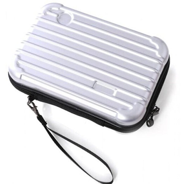 Multi Function Creative Mini Hard Shell Suitcase Wallet Shockproof Pressure Proof Cosmetic Storage Bag Red Cases Covers & Skins