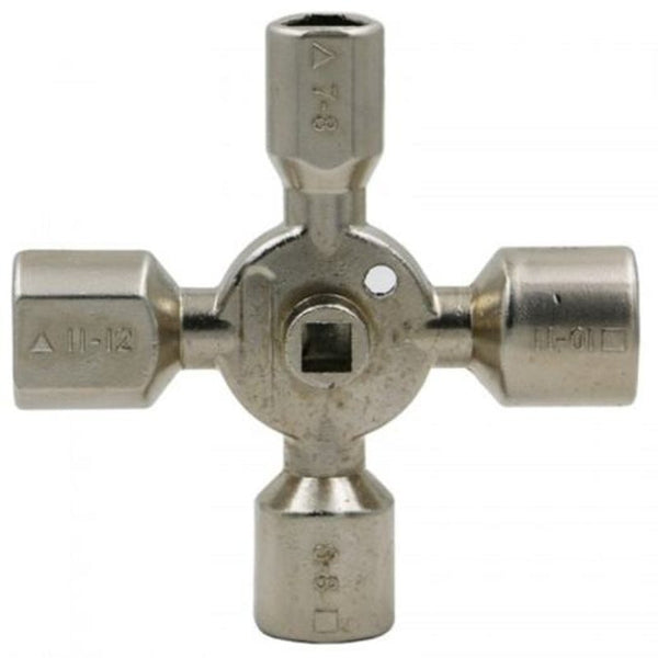 Wrench Sets Multi Function Cross Wrench Square Triangle Key Set Silver
