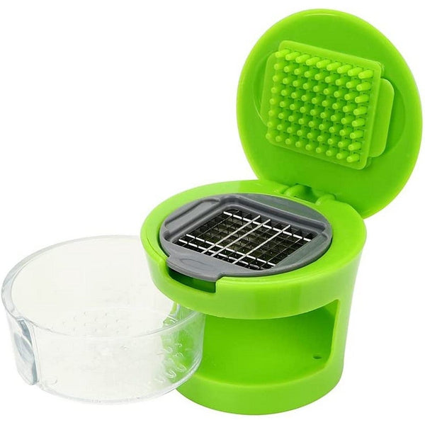 Multi Function Garlic Press Dicer Onion Chopper Vegetable Kitchen Gadget Choppers