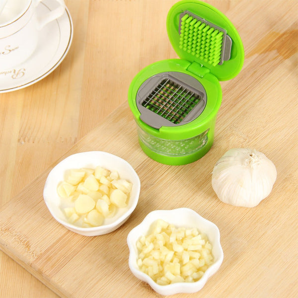 Multi Function Garlic Press Dicer Onion Chopper Vegetable Kitchen Gadget Choppers