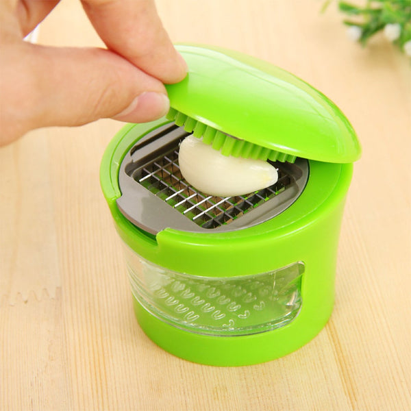 Multi Function Garlic Press Dicer Onion Chopper Vegetable Kitchen Gadget Choppers