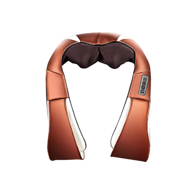 Multi Function Massage Shawl Electric Kneading Massager Shoulder Neck Brown Massagers