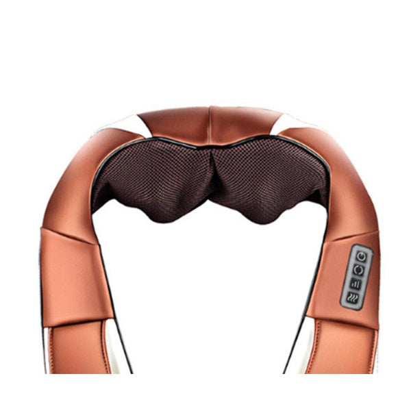 Multi Function Massage Shawl Electric Kneading Massager Shoulder Neck Brown Massagers