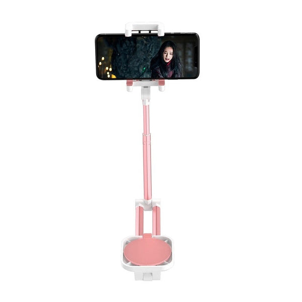 Multi Functional 360U00b0 Rotation Foldable Mobile Phone Bracket Rose Gold Mounts & Holders