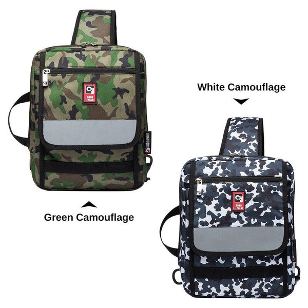 Multi Functional Skateboard Longboard Carry Bag Sling Green Camouflage Skateboard Bags