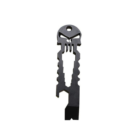 Stainless Steel Skull Crowbar Keychain Outdoor Multi Function Tool Multi Tools
