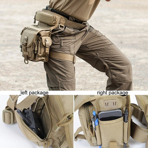 Multi Pockets Waist Bag Leg Waterproof Fanny Pack Waist Packs & Bags