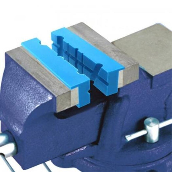 Multi Purpose Magnetic Metal Vise Protective Sleeve 2Pcs Blue Clamps & Vices