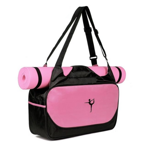 Multi Purpose Gym Bag With Yoga Mat In Blue / Pink Green Purple Orange Exercise Mats