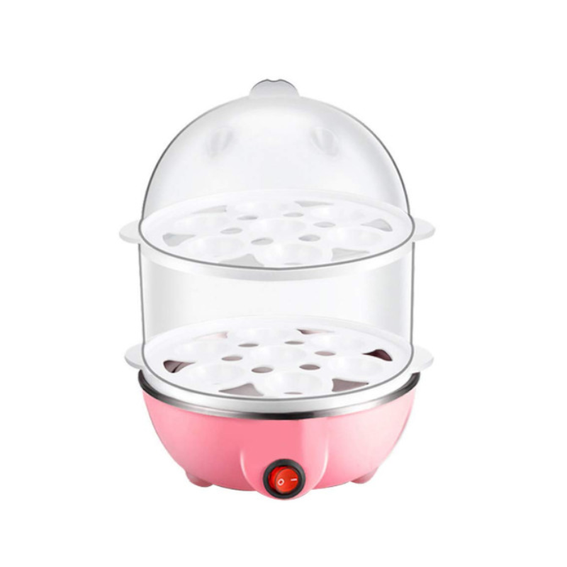 Multi Function Double Layer Steamer Egg Pasta Buns Automatic Power Off Electric Steamers