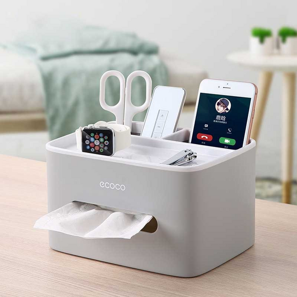 Multi Function Remote Control Storage Cosmetic Tissue Holder Box Tissue Box Covers