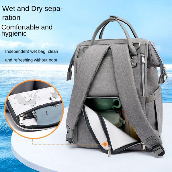 Multi Function Waterproof Backpack Outdoor Mommy Baby Travel Bag