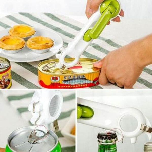 Multifunction Can Opener Safe Opening Tool Milk White Can Openers