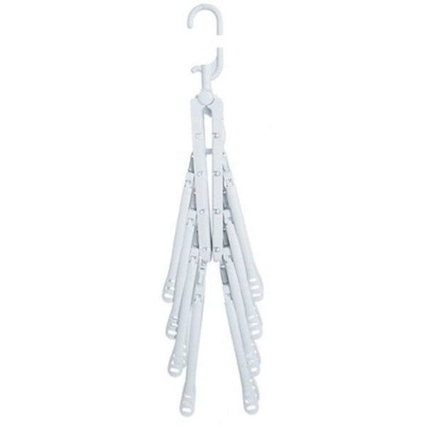 Multifunction Foldable Clothes Hanger For Travel White