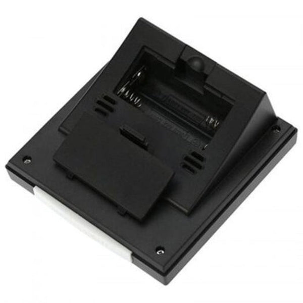 Multifunction Led Temperature And Humidity Color Display Calendar Voice Control Clock Weather Station Black Weather Stations