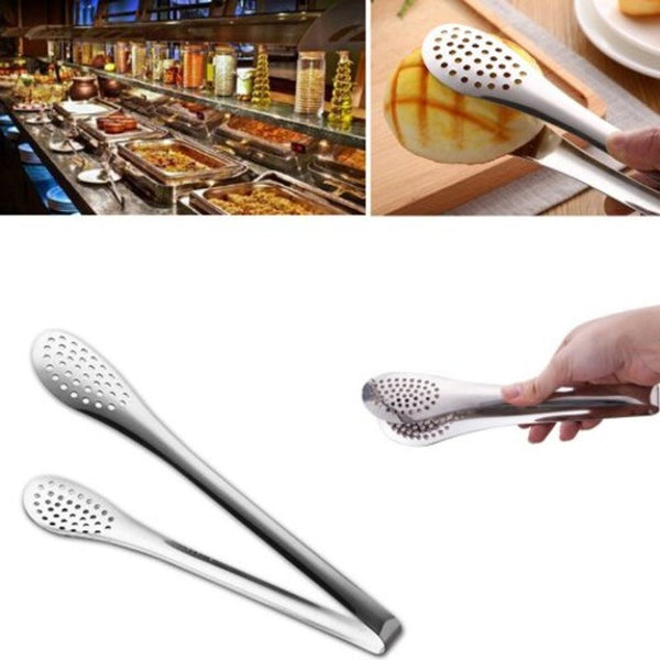 Multifunction Stainless Steel Food Bread Clip For Kitchen Silver 12 Inch