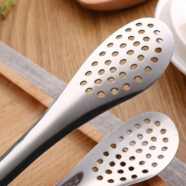 Multifunction Stainless Steel Food Bread Clip For Kitchen Silver 12 Inch