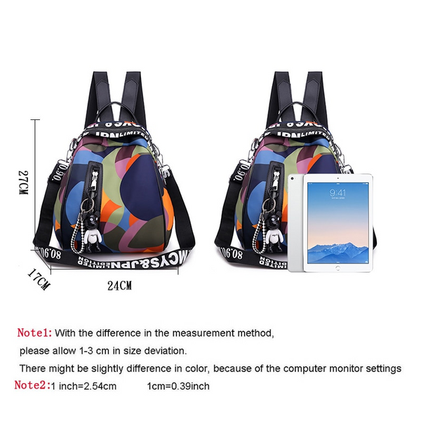 Multifunction Backpack Women Waterproof Oxford Female Anti Theft Schoolbag Women's Bags & Handbags