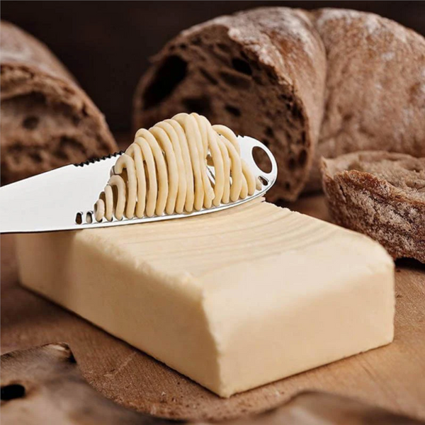 Multifunction Cheese Butter Knife With Hole Jam Spreader Breakfast Tool