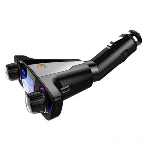 Multifunctional Car Mp3 Player Bluetooth Hand Free Receiver Black Transmitters