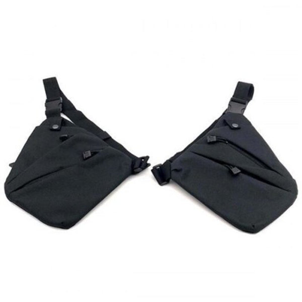 Multifunctional Casual Anti Theft Sports Storage Bag Black Right Shoulder Bags