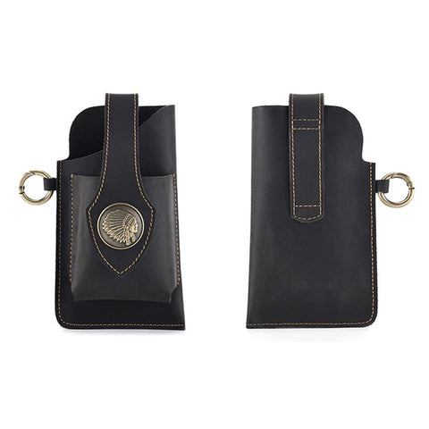 Multifunctional Leather Mobile Phone Belt Bag Waist For Daily Needs Bags